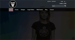 Desktop Screenshot of clickandshirts.com